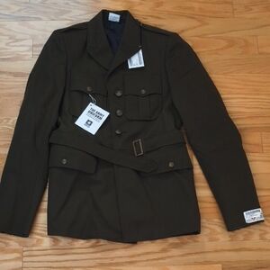US Army, Green Jacket, Size 39 R-C, NWT-Never Altered